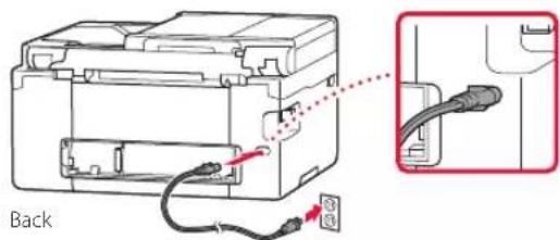 CANON PIXMA TS7740i - Turning on the Printer - 1