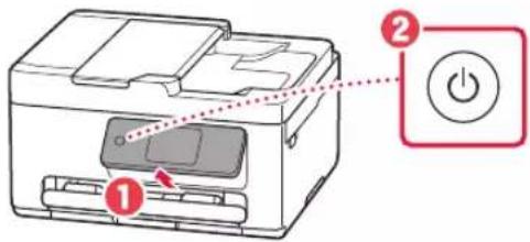 CANON PIXMA TS7740i - Turning on the Printer - 2