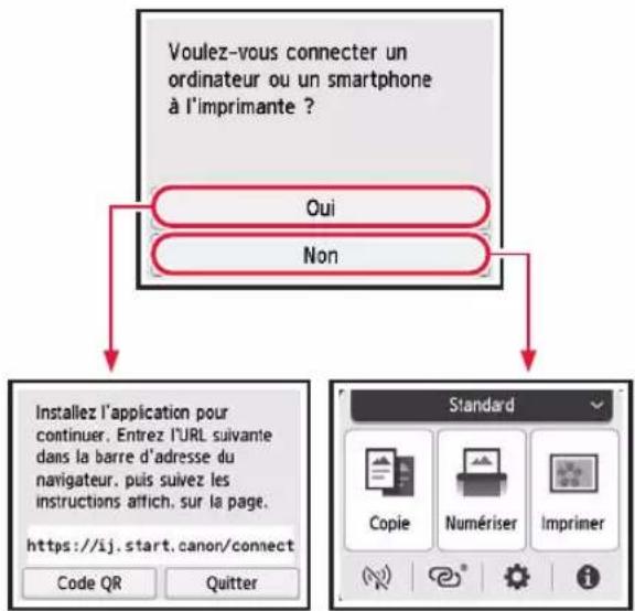CANON PIXMA TS7740i - Suivez les instructions qui s'affichent sur l'écran de l'imprimante pour terminer la configuration - 5