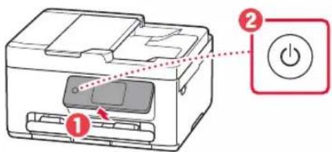 CANON PIXMA TS7740i - Включение принтера - 2