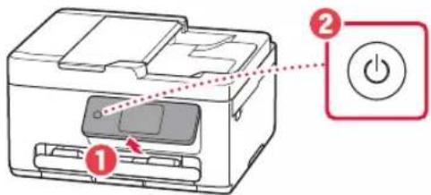 CANON PIXMA TS7740i - Увімкнення принтера - 2