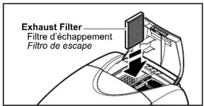 PANASONIC MC-CG955 - EXHAUST FILTER HEPA - 1