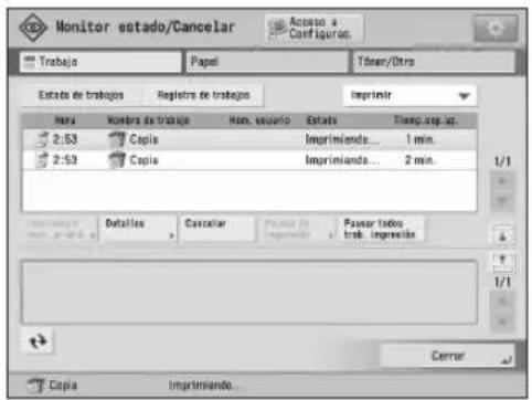 CANON imagePRESS C9010VP - Pantalla [Trabajo] - 1