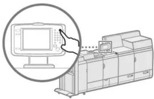 CANON imagePRESS C9010VP - No apague la alimentación principal en las situaciones siguientes - 1
