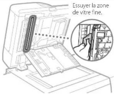 CANON imagePRESS C9010VP - Nettoyer la zone de lecture de l'original du chargeur. - 1