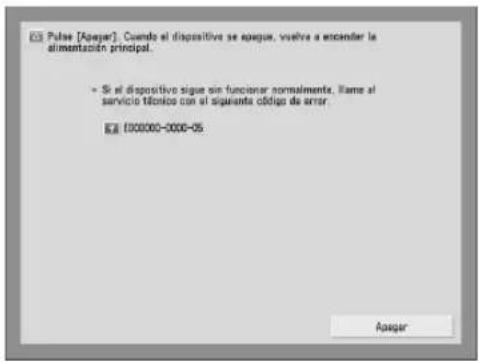 CANON imagePRESS C9010VP - Si se muestra un mensaje en la parte inferior de la pantalla: - 2