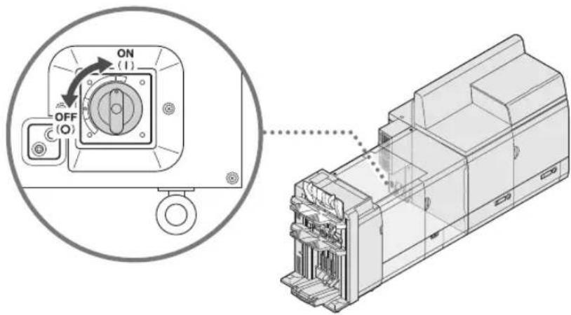 CANON imagePRESS C9010VP - ■ if the Main Power Does Not Turn ON - 1