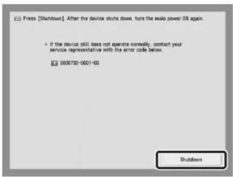 CANON imagePRESS C9010VP - Turn OFF the main power. - 1