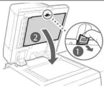 CANON imagePRESS C9010VP - Limpie el área de lectura de originales. - 1