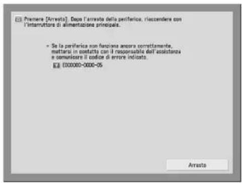 CANON imagePRESS C9010VP - Nella parte inferiore della schermata viene visualizzato un messaggio: - 2
