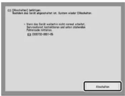 CANON imagePRESS C9010VP - Schalten Sie den Hauptschalter AUS. - 1
