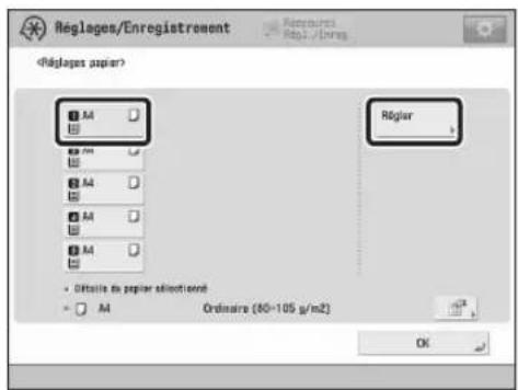 CANON imagePRESS C9010VP - ■Mémorisation des types de papier personnalisés - 1