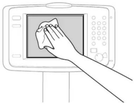 CANON imagePRESS C9010VP - ■ Reinigung des Sensordisplays - 1