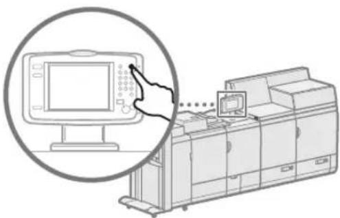 CANON imagePRESS C9010VP - Do not turn OFF the main power in the following situations - 1