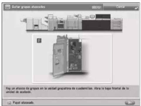 CANON imagePRESS C9010VP - - Eliminar atascos de papel y atascos de grapas - 2