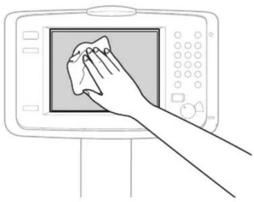 CANON imagePRESS C9010VP - ■Limpieza de la pantalla táctil - 1