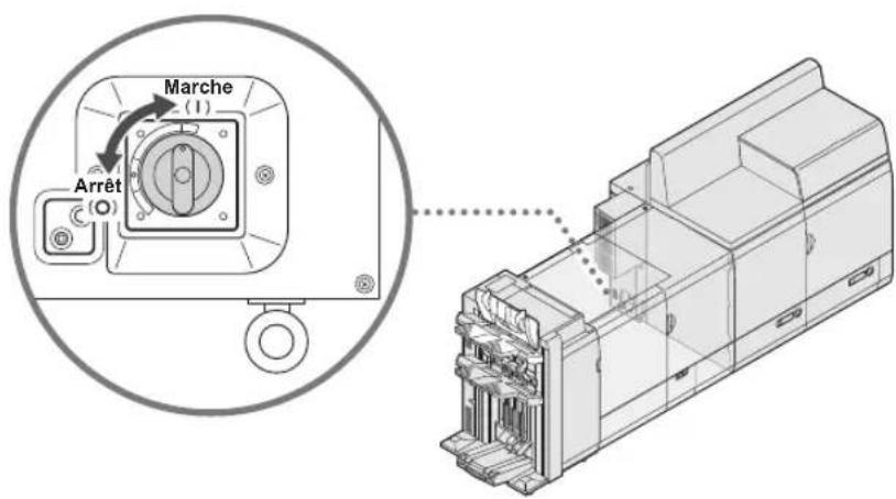 CANON imagePRESS C9010VP - Si la machine ne peut pas être mise sous tension - 1