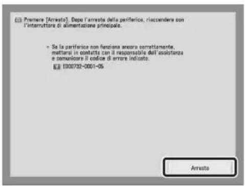 CANON imagePRESS C9010VP - Spegnere la macchina con l'interruttore principale. - 1