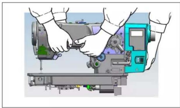 JUKI LZ-2280B - Installation de la machine - 1