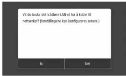 CANON i-SENSYS MF542x - Konfigurere tilkoblingsmetode til en datamaskin - 1
