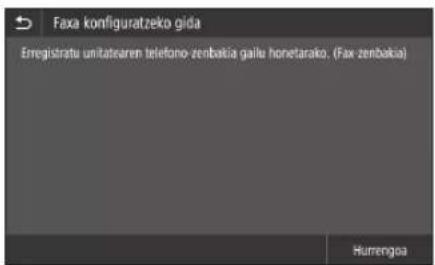 CANON i-SENSYS MF542x - Konfigurazioa hasi aurretik - 2