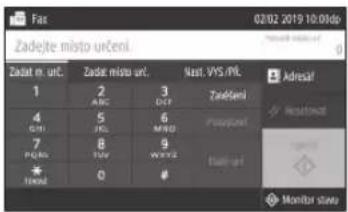 CANON i-SENSYS MF542x - Užitečné funkce faxu - 2