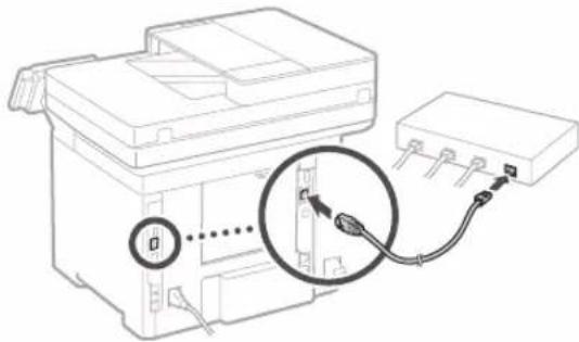 CANON i-SENSYS MF542x - Para conectar via LAN com fio - 2