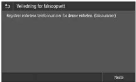 CANON i-SENSYS MF542x - Konfigurere faksinnstillinger - 2