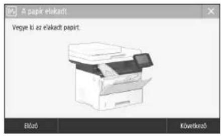 CANON i-SENSYS MF542x - A készülék nem működik Elakadt a papír - 3
