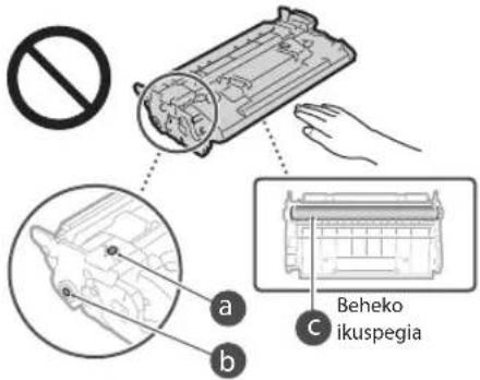 CANON i-SENSYS MF542x - Toner-kartutxoaren maneiua - 2