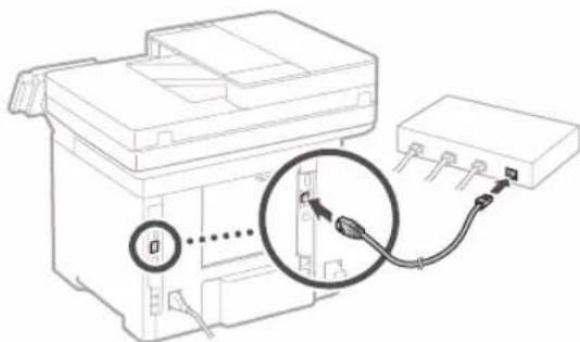 CANON i-SENSYS MF542x - Traadiga LAN-võrgu kaudu ühendamine - 2