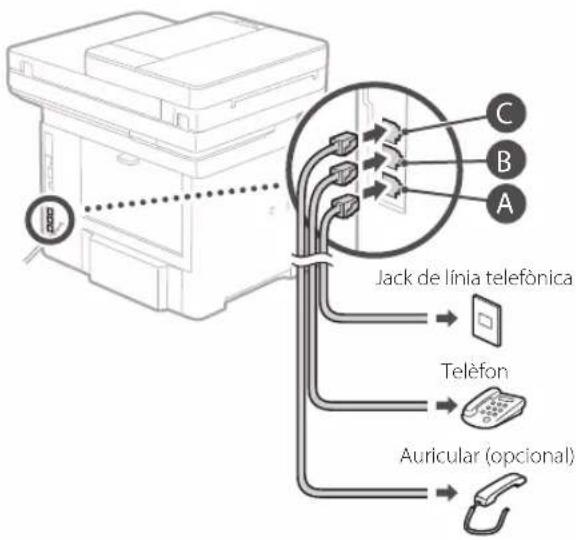 CANON i-SENSYS MF542x - Abans d'iniciar la configuració - 5