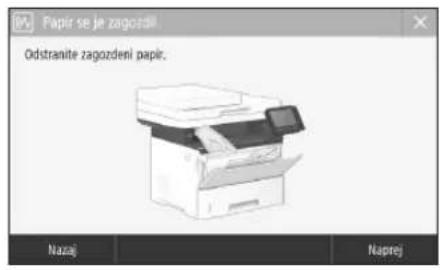 CANON i-SENSYS MF542x - Naprava ne deluje Prišlo je do zastojev papirja - 3