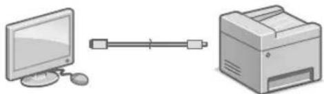 CANON i-SENSYS MF542x - Підключення через USB - 1