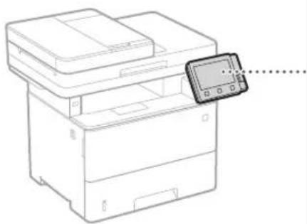 CANON i-SENSYS MF542x - Початок роботи з панелі керування - 1