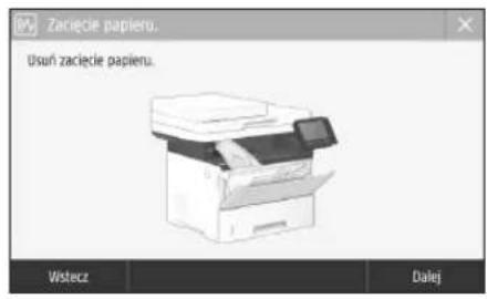 CANON i-SENSYS MF542x - Urządzenie nie działa Nastąpiło zacięcie papieru - 3