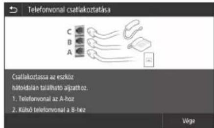 CANON i-SENSYS MF542x - A konfiguráció megkezdése előtti teendők - 4
