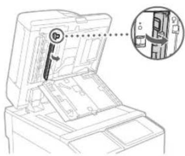 CANON imagePRESS C170 - Abra la tapa del escaneo del documento. - 1