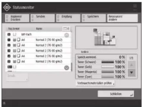 CANON imagePRESS C170 - Bildschirm - 1