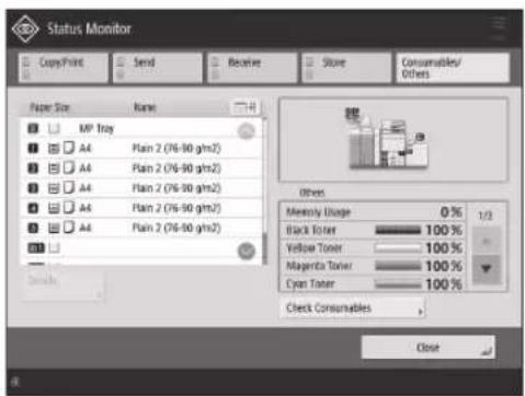 CANON imagePRESS C170 - screen - 1