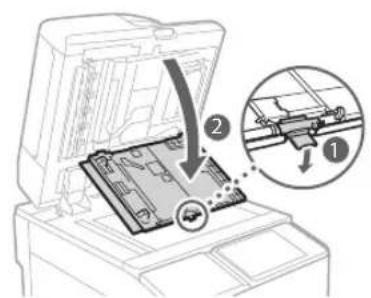 CANON imagePRESS C170 - Limpie el area de lecture de originales. - 1