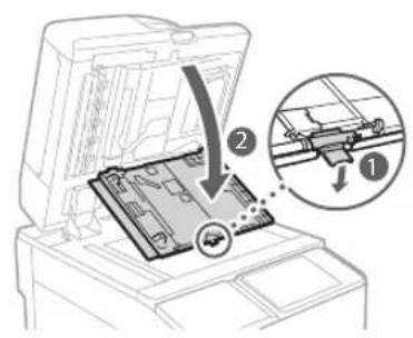 CANON imagePRESS C170 - Reinigen Sie den Originalschanbereich. - 1