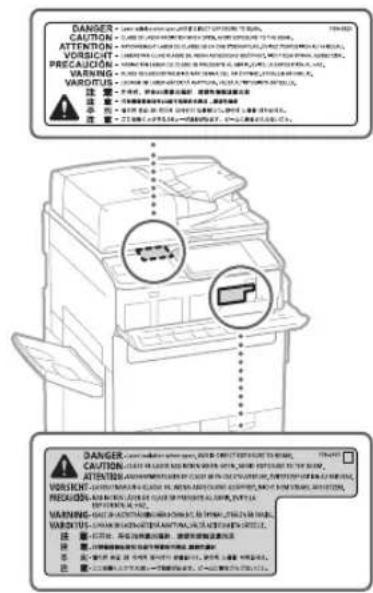 CANON imagePRESS C170 - Laser Safety - 1