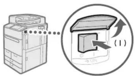 CANON imagePRESS C170 - Accendere la macchina con l'interruttore principale - 1