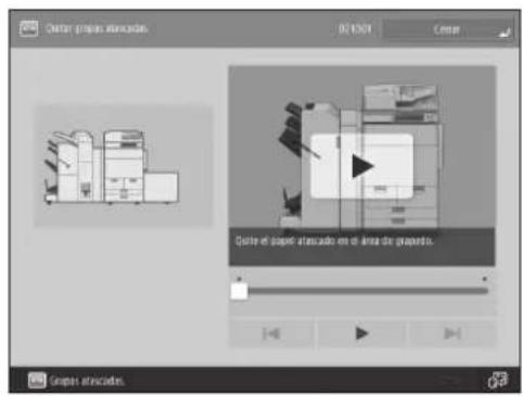 CANON imagePRESS C170 - Eliminar atascos de papel y atascos de grapas - 2