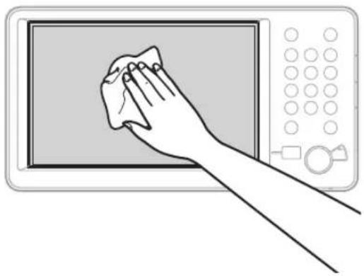 CANON imagePRESS C170 - Reinigung des Sensordisplays - 1