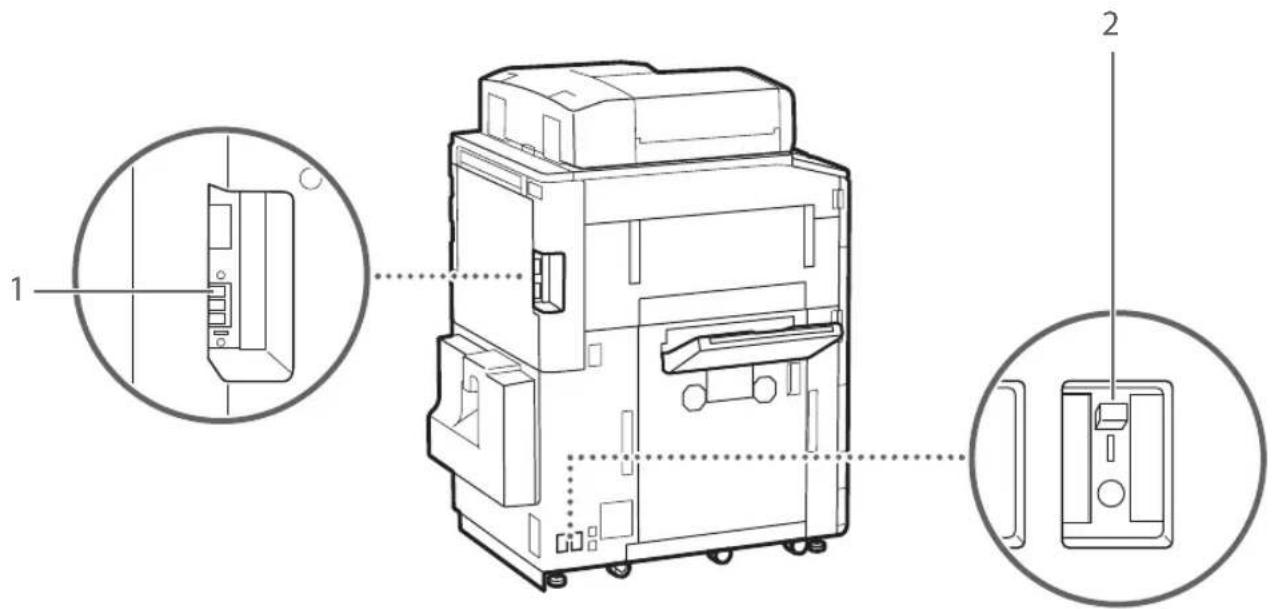 CANON imagePRESS C170 - Tapa izquierda de la unidad principal - 1