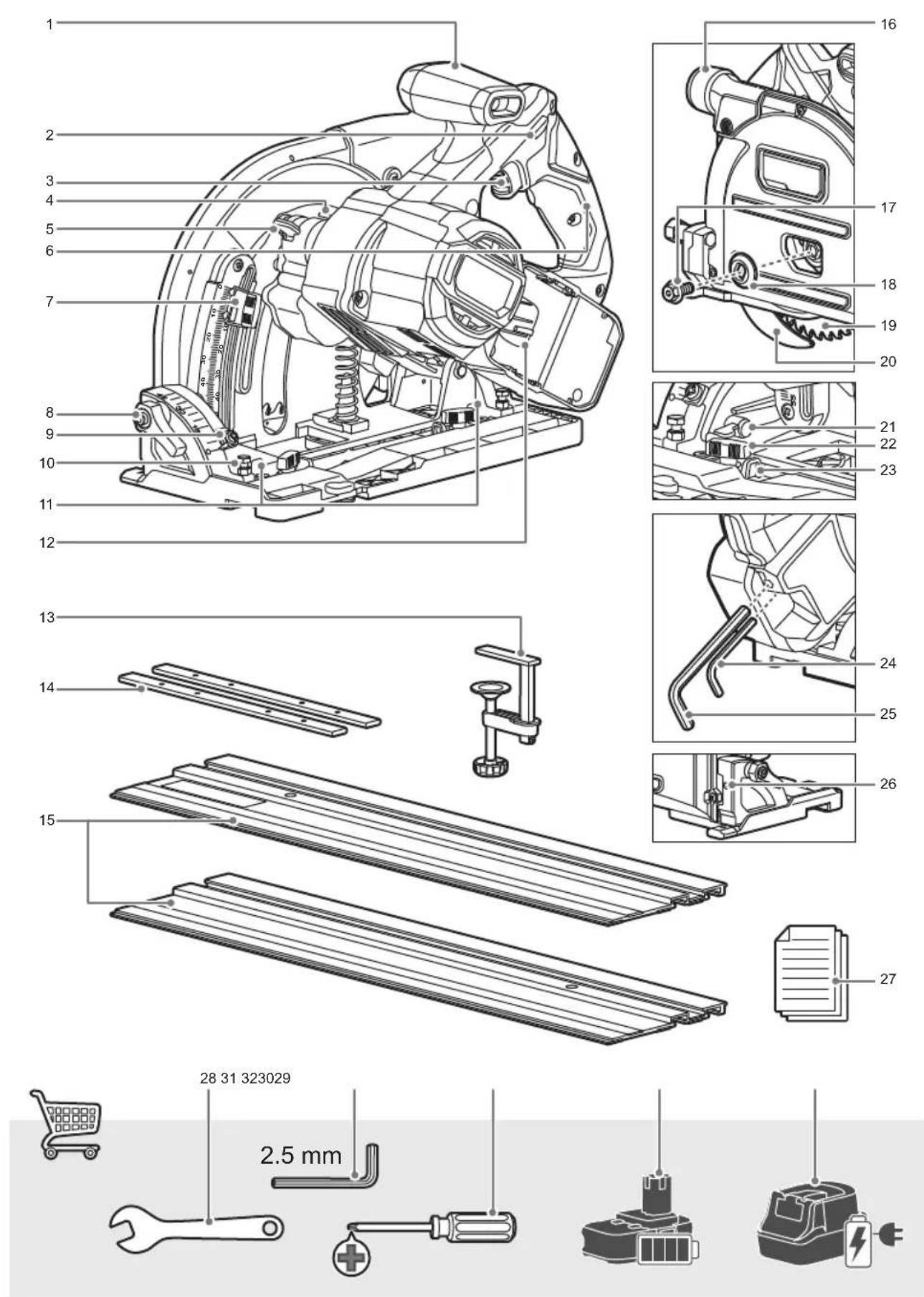 RYOBI One+ RPLS18X - ΣΥΜΒΟΛΑ ΣΤΟ ΕΓΧΕΙΡΙΔΙΟ - 6