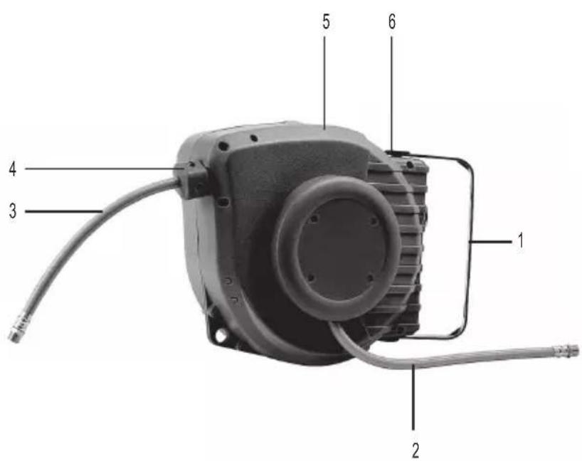 Toolcraft TC-AHR 9 - Bedieningsonderdelen - 1
