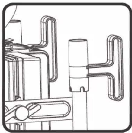 BRENNENSTUHL professionalLINE LA 4010 - Déplier le support de câble : - 2